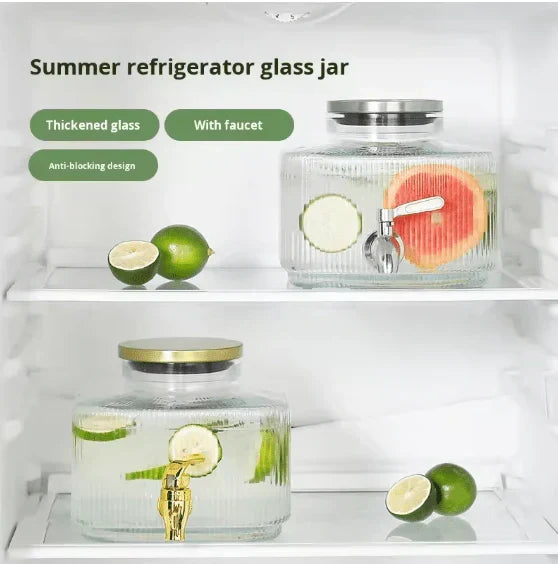 Glass Water Dispenser with Stand